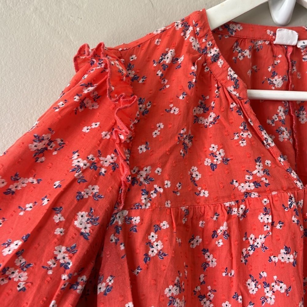 Gap Print Ruffle Shirt - Picture 2 of 11